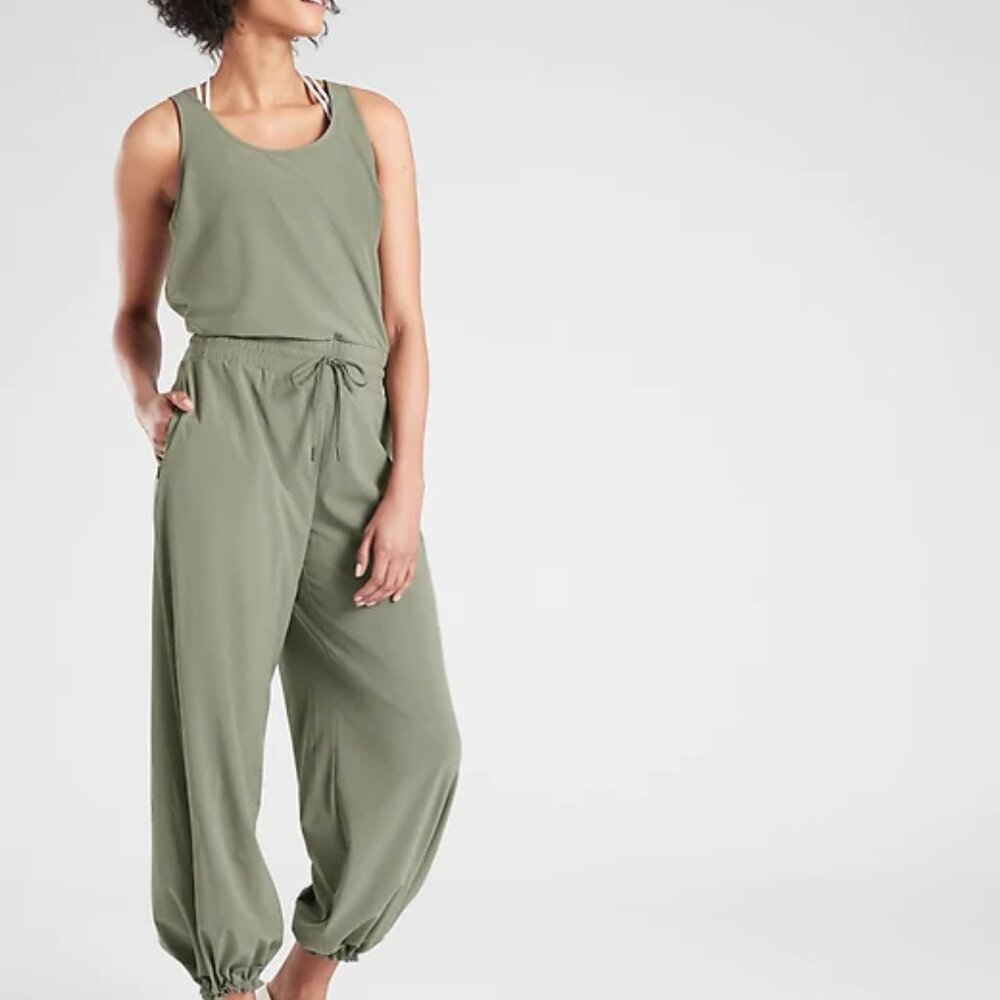 Light green Athleta jumpsuit